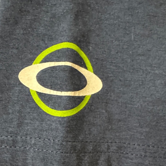 Oakley Blue and Green Short Sleeve Tee - Picture 2 of 5